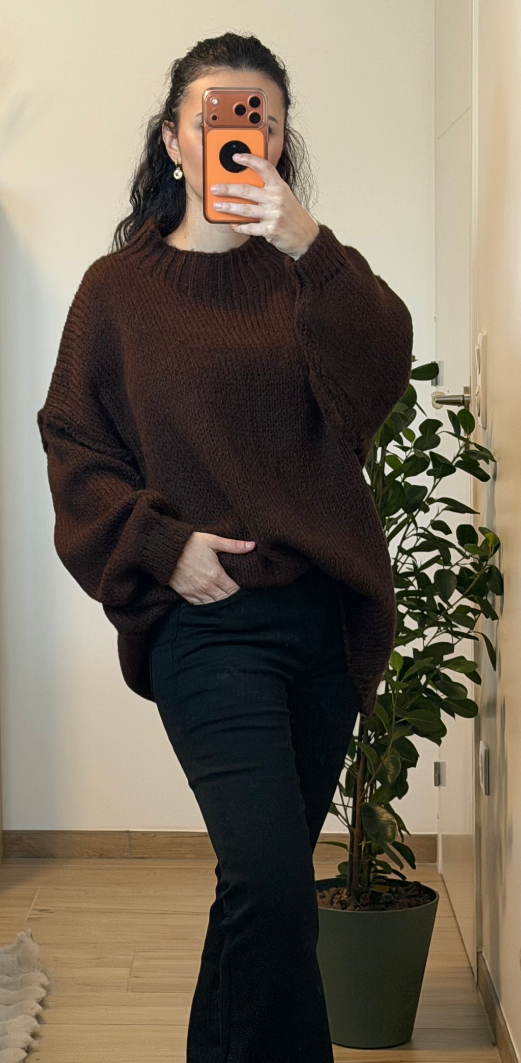 Pull Carolanne Marron