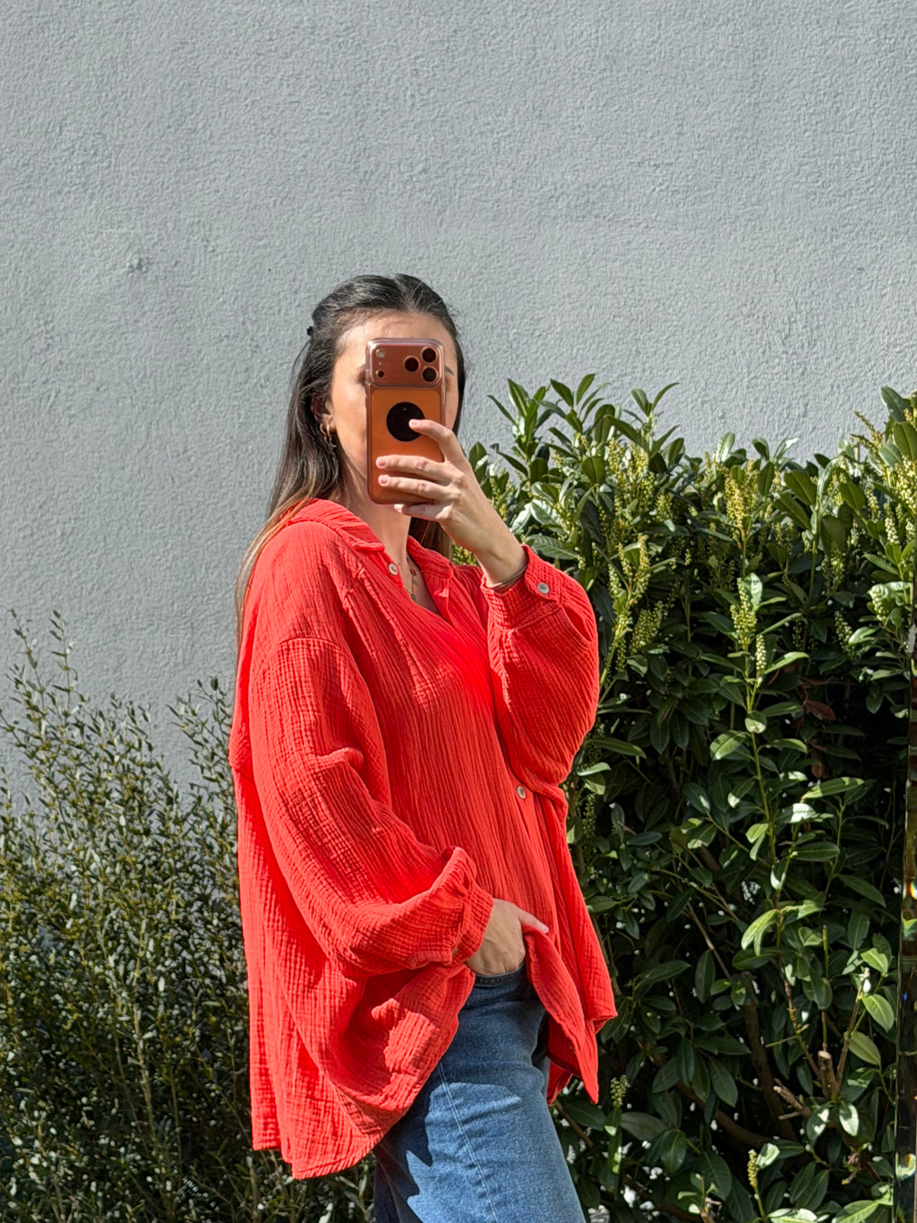 Chemise Mira Corail