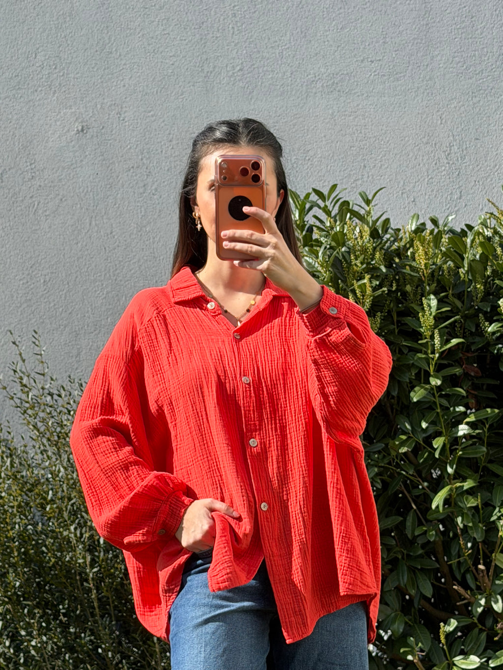 Chemise Mira Corail