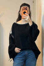 Pull Perle Noir