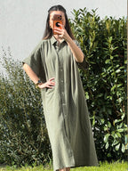 Robe Lina Kaki