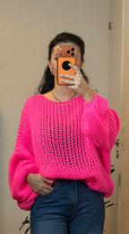 Pull Oversize Fushia