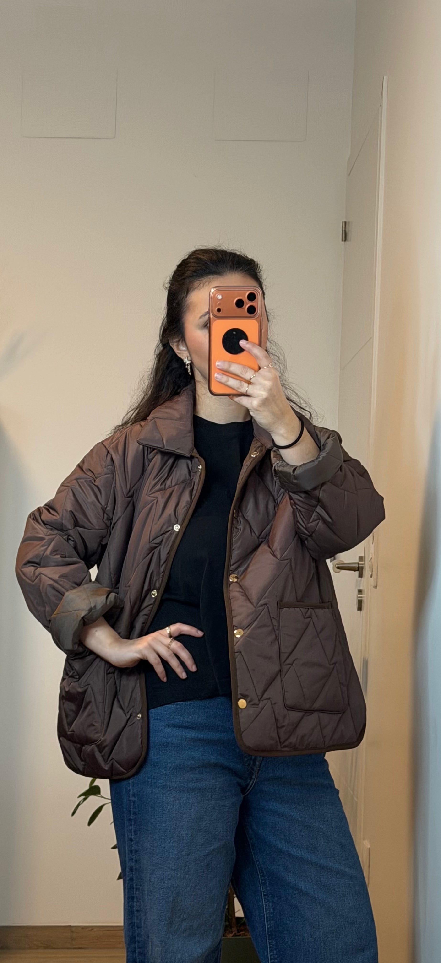 Veste matelassé Marron