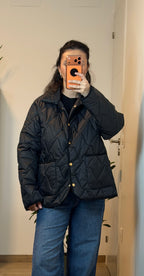 Veste matelassé Noir