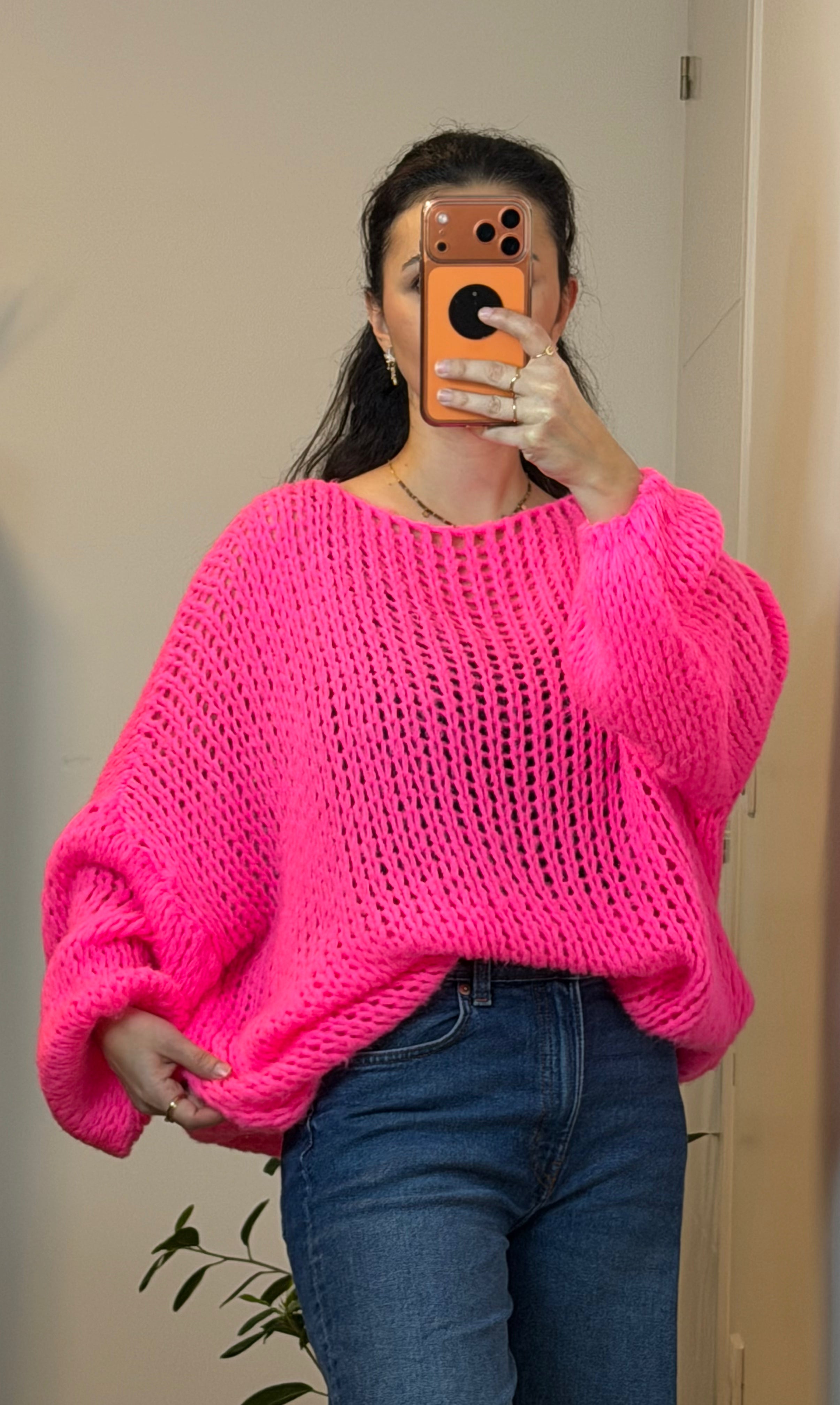 Pull Oversize Fushia