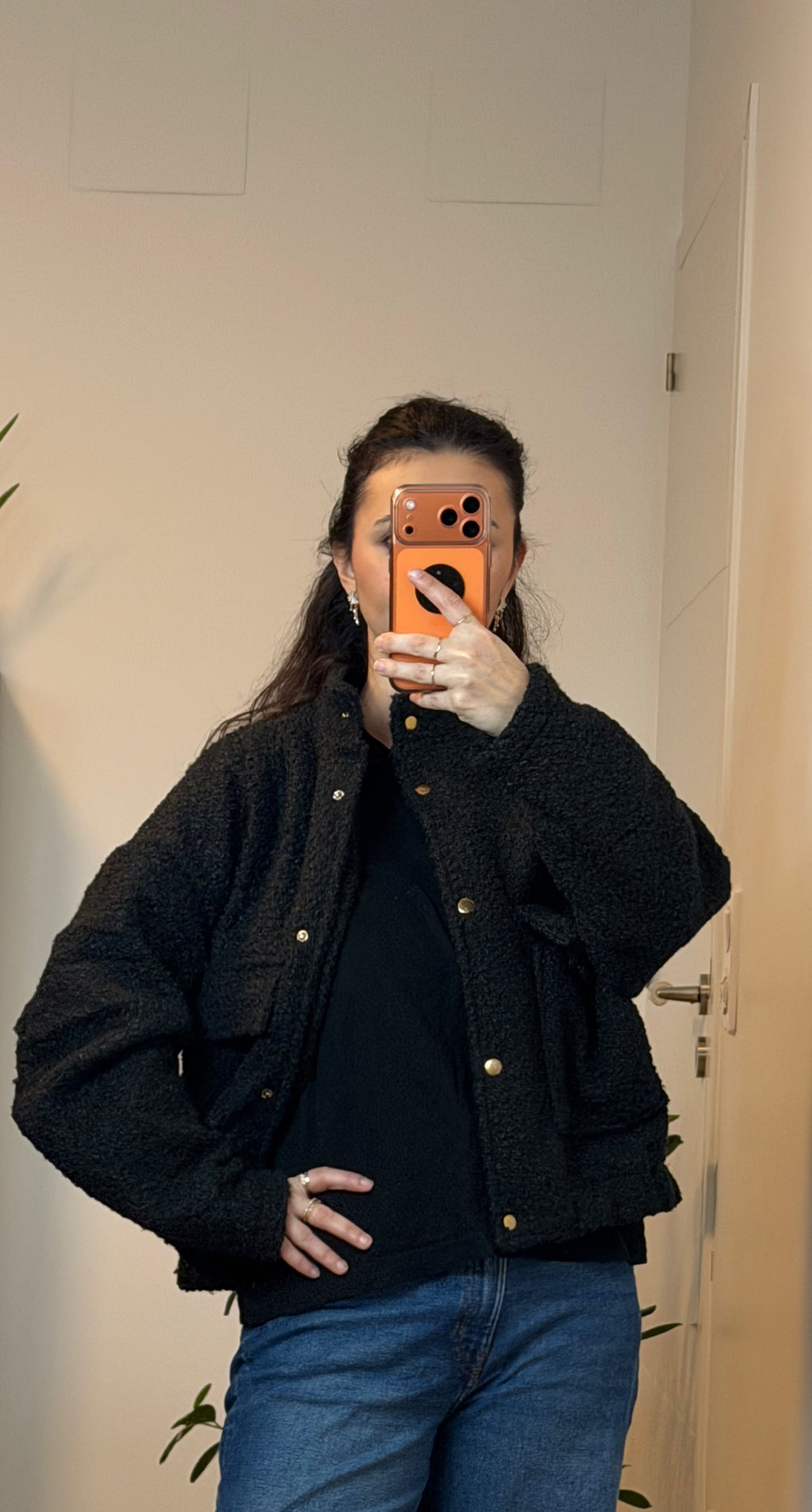 Veste Bomber Noir