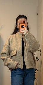Veste Bomber Beige