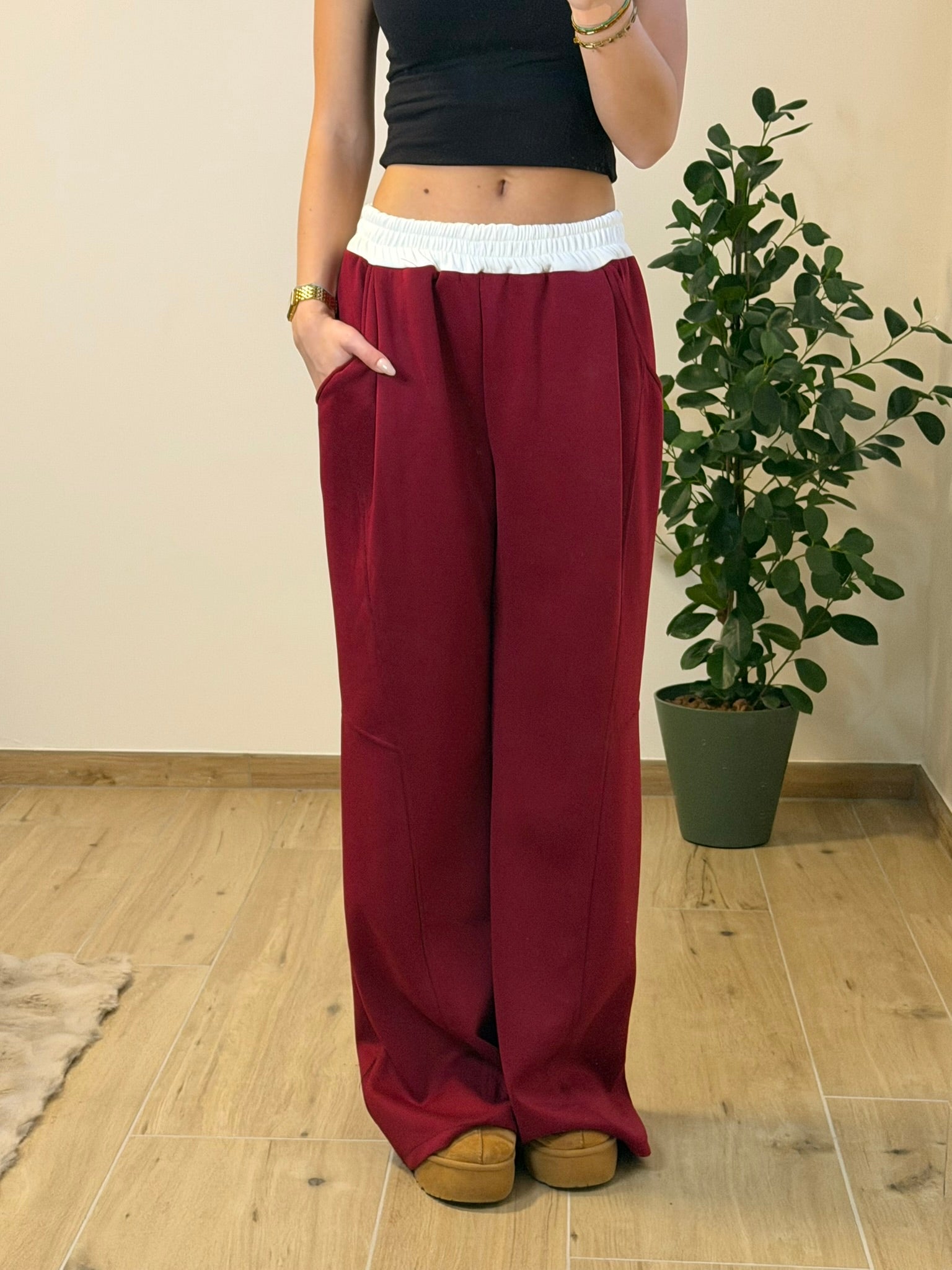 Pantalon Urban Bordeaux