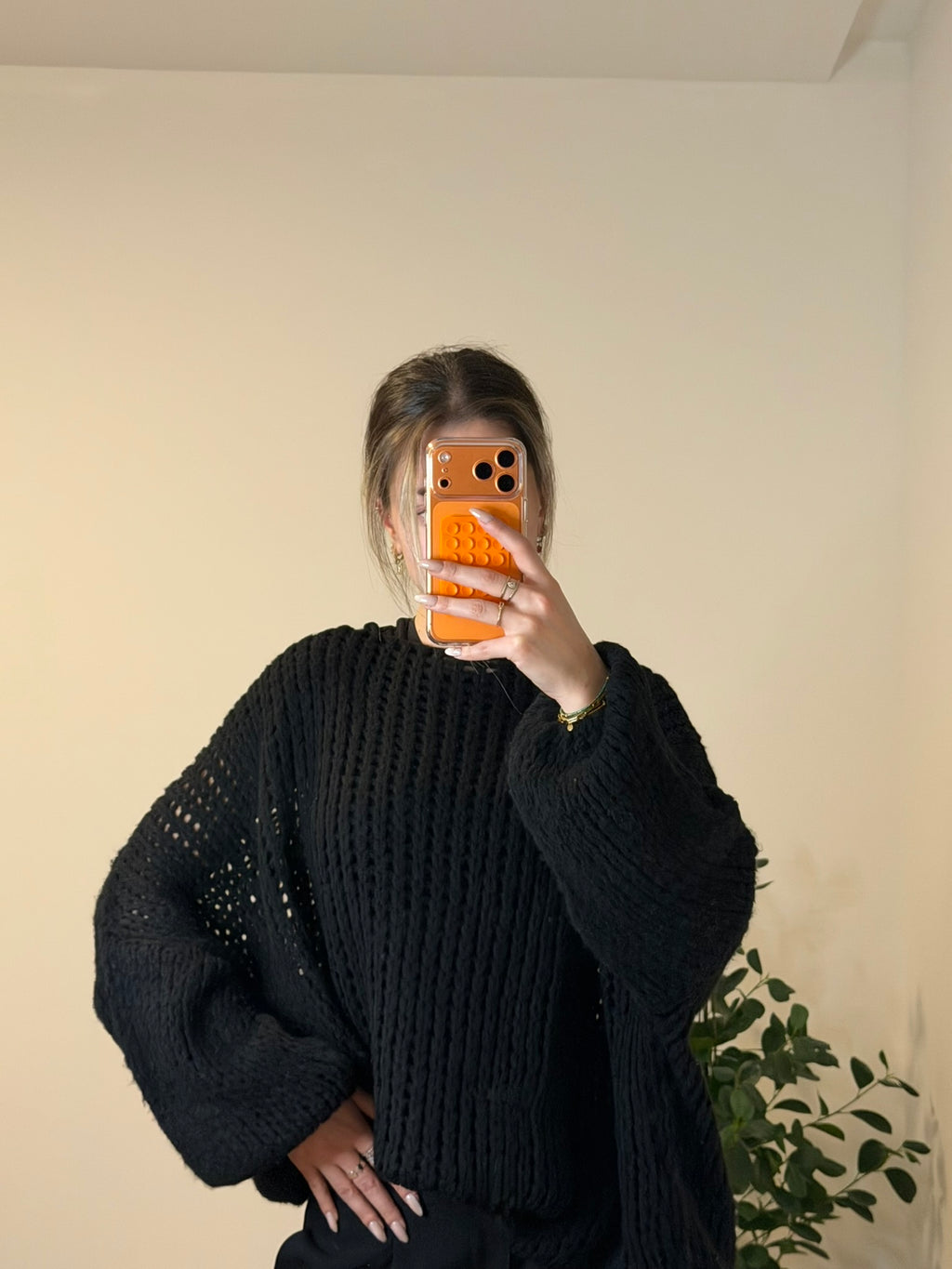 Pull Oversize Noir